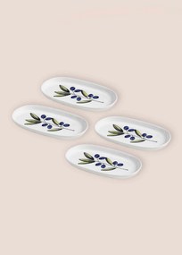 Service Plate Set (4 Pieces) OVS0020 Multicolor