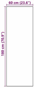 vidaXL Χαλί Κουζίνας Geometric Γεωμετρικό 60 x 180 cm Βελούδο
