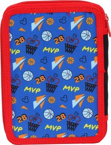 Κασετίνα Διπλή Γεμάτη (21x15x5) Must Mickey Never Give Up 563462