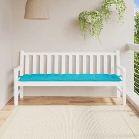 vidaXL Μαξιλάρι Πάγκου Κήπου Τιρκουάζ 180x50x7 εκ. Ύφασμα Oxford