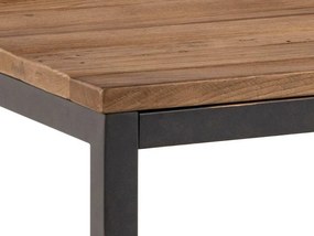 Τραπέζι Oakland 243, Φτελιά, 75x90x180cm, 53 kg, Ξύλο, Μέταλλο, Ξύλο: Φτελιά | Epipla1.gr