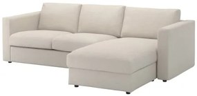 VIMLE τριθέσιος καναπές με σεζλόνγκ 993.991.09
