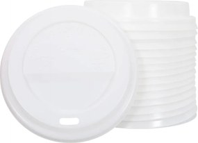 vidaXL Χάρτινα καπάκια καφέ Ø90 mm 12oz και 16oz 1000 τεμάχια