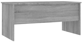 vidaXL Τραπεζάκι Σαλονιού ΓκριSonoma102x50,5x46,5εκ.Επεξεργασμένο Ξύλο