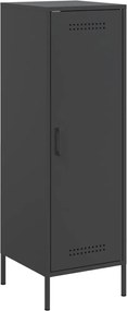 vidaXL Ντουλάπι Μαύρο 36x39x113 εκ. από Ατσάλι