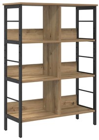 vidaXL Ράφι Βιβλίων Artisan Oak 82 x 32 x 112 εκ. Επεξεργασμένο ξύλο