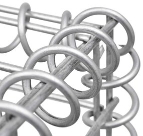 vidaXL Συρματοκιβώτιο Στύλος 50 x 50 x 60 εκ. Σιδερένιο