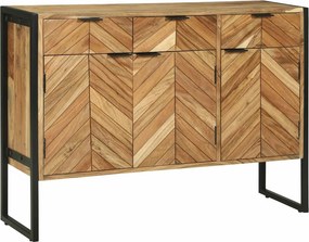 vidaXL Πλαϊνό γραφείο 100 x 30 x 75 εκ Μασίφ ξύλο ακακίας