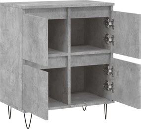 vidaXL Ντουλάπι Γκρι Σκυροδέματος 60x35x70 εκ. Επεξεργασμένο Ξύλο