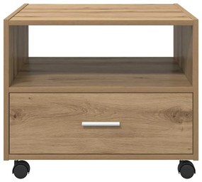 vidaXL Τραπεζάκι σαλονιού with Drawer artisan δρυς 55 x 55 x 45 cm