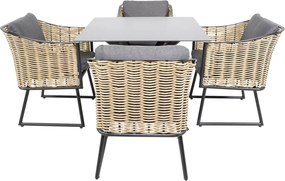 Καρέκλα κήπου Solamente Lesli Living - 56x60x77cm