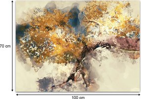 Πίνακας σε καμβά "Abstract Tree" Megapap ψηφιακής εκτύπωσης 100x70x3εκ.