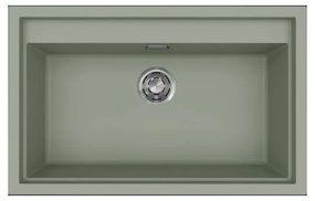 Νεροχύτης κουζίνας SINTESI 130 Sage Green 82 ELLECI 79x50cm