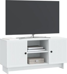 vidaXL Ντουλάπι TV 102 x 34,5 x 50 εκ. Λευκό Επεξεργασμένο Ξύλο