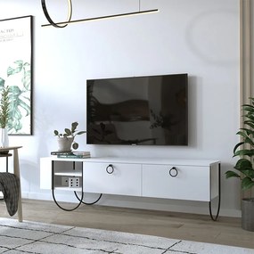 ΕΠΙΠΛΟ ΤΗΛΕΟΡΑΣΗΣ NORFOLK MEGAPAP ΧΡΩΜΑ ΛΕΥΚΟ 151X35X43ΕΚ.