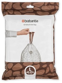 Brabantia 1005575 Σακούλες Απορριμάτων PerfectFit FlatBack+/Touch L, 40-45L, 40τμχ