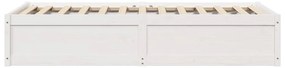 vidaXL Σκελετός Κρεβ. Χωρίς Στρώμα Λευκό 90x190 εκ Μασίφ Πεύκο