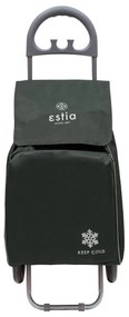 ESTIA ΚΑΡΟΤΣΙ ΛΑΙΚΗΣ ECOMAX ΥΦΑΣΜΑΤΙΝΟ 40lt ΓΚΡΙ