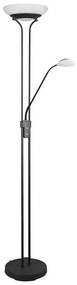 Φωτιστικό Δαπέδου Orson R40073532 1x27W & 1x4,5W Led Φ32cm 108cm Black Mat RL Lighting Metal