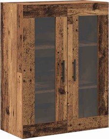 vidaXL Highboard 2 pcs Παλαιό ξύλο Επεξεργασμένο ξύλο