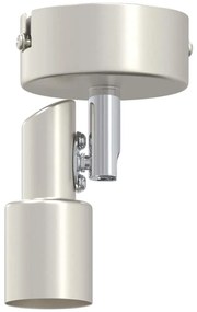 vidaXL Σποτ οροφής Βουρτσισμένο Νίκελ 8 x 8 x 10.5 εκ Ατσάλι