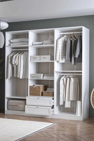 Wardrobe Terra 6 210 - White White