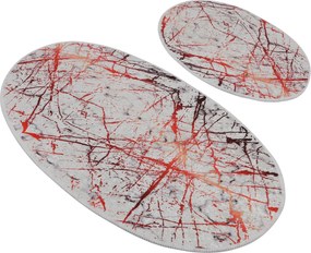 Bathmat Set (2 Pieces) Shine Djt Multicolor