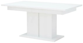 Τραπέζι Orlando 212, Άσπρο, 77x90x160cm, Επιμήκυνση, Πλαστικοποιημένη μοριοσανίδα | Epipla1.gr