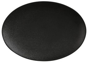 Πιατέλα Σερβιρίσματος Οβάλ Caviar AX0205 30x22cm Black Maxwell & Williams Porcelain