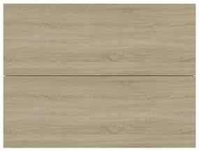 vidaXL Κομοδίνο Χρώμα Sonoma Δρυς 40 x 30 x 30 εκ. από Μοριοσανίδα