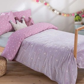 Φωσφοριζέ Κουβέρτα Fleece Κούνιας (110x150) Nef-Nef Homeware Baby Interstellar Rose