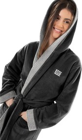 Μπουρνούζι Guy Laroche Monogram Black