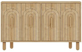 Μπουφές Tiger 327ODS1297 120x29,6x73,6cm Oak Μοριοσανίδα, Μελαμίνη
