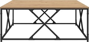 vidaXL Τραπεζάκι σαλονιού Artisan Oak 100 x 100 x 40 cm