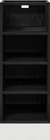 vidaXL Βάση Ντουλάπας Κουζίνας Μαύρη Δρυς 30 x 44,5 x 81,5 cm