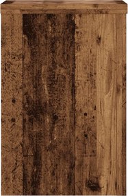 vidaXL Βάσεις Φυτών 2 τεμ. Όψη Παλαιού Ξύλου 25x25x35 εκ. Επεξ. Ξύλο