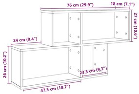 ΡΑΦΙ ΤΟΙΧΟΥ ΓΙΑ ΤΕΧΝΙΤΗΣ ΔΡΥΣ 100X18X53 ΕΚ. ΜΟΡΙΟΣΑΝΙΔΑ 856593