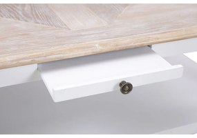 HISTORY COFFEE TABLE ΛΕΥΚΟ ΦΥΣΙΚΟ 125x64xH50cm - MDF - 04-0689