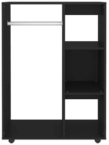 vidaXL Ντουλάπα Μαύρη 80 x 40 x 110 εκ. από Επεξ. Ξύλο