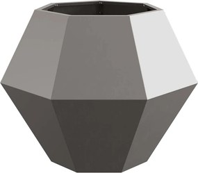 vidaXL Γλάστρα 2 pcs Σκ rusty 75 x 75 x 60 εκ