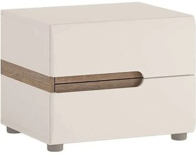 Κομοδίνο Lugano 161277149 50x41,9x40,5cm White-Oak