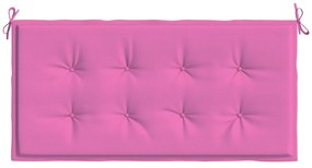 vidaXL Μαξιλάρι Κήπου Ροζ 120x50x4 εκ Υφάσμα Oxford
