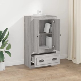 vidaXL Ντουλάπι Γκρι Sonoma 60x35,5x103,5 εκ. από Επεξεργασμένο Ξύλο