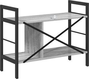 vidaXL Ράφι Βιβλίων 3 επιπέδων 75 x 30 x 58,5 εκ. Επεξεργασμένο Ξύλο