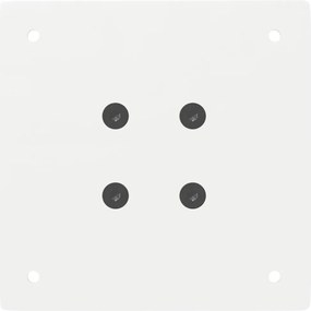 vidaXL Πόδια Κονσόλας 4 τεμ. Λευκά 72 εκ. Ατσάλι