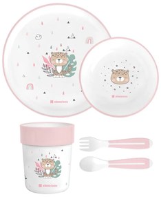 Παιδικό Σετ Φαγητού 5τμχ Kikka Boo Savanna Pink