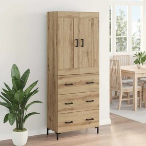 vidaXL Highboard 2 τμχ. Artisan Oak 69,5 x 34 x 180 εκ.