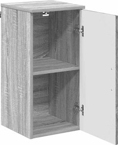 vidaXL Ντουλάπι Μπάνιου Γκρίζο Σονομα 30 x 31,5 x 61 εκ