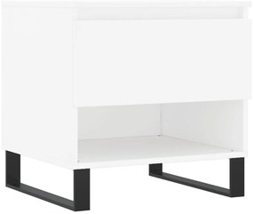 vidaXL Τραπεζάκια Σαλονιού 2 τεμ. Λευκά 50x46x50 εκ Επεξεργασμένο Ξύλο