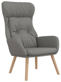 vidaXL Πολυθρόνα Relax Ανοιχτό Γκρι Υφασμάτινη